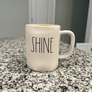 Rae Dunn Cream Shine Mug